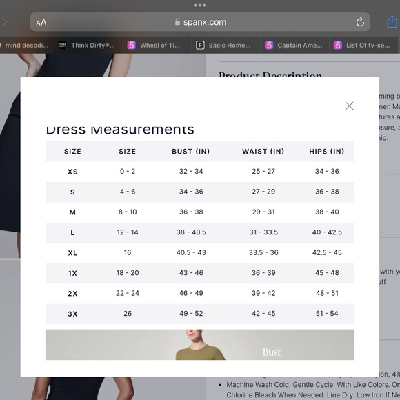 NWT Spanx Cargo Dress Black Size 2X - Picture 6 of 6